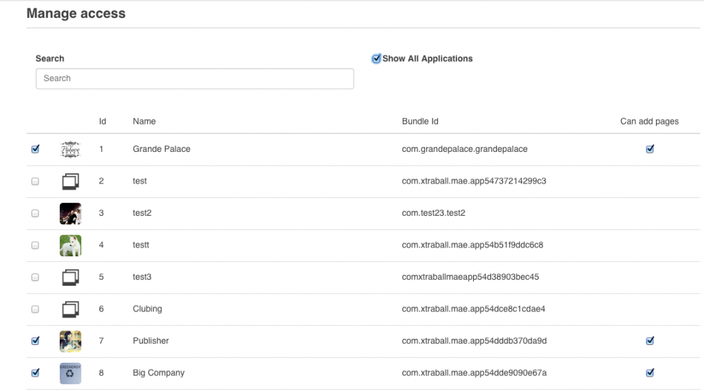 How to create a user to manage one or more apps - Siberian CMS