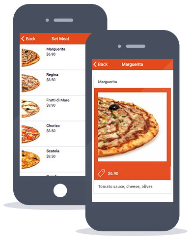 Siberian CMS App Maker’s Set meals feature